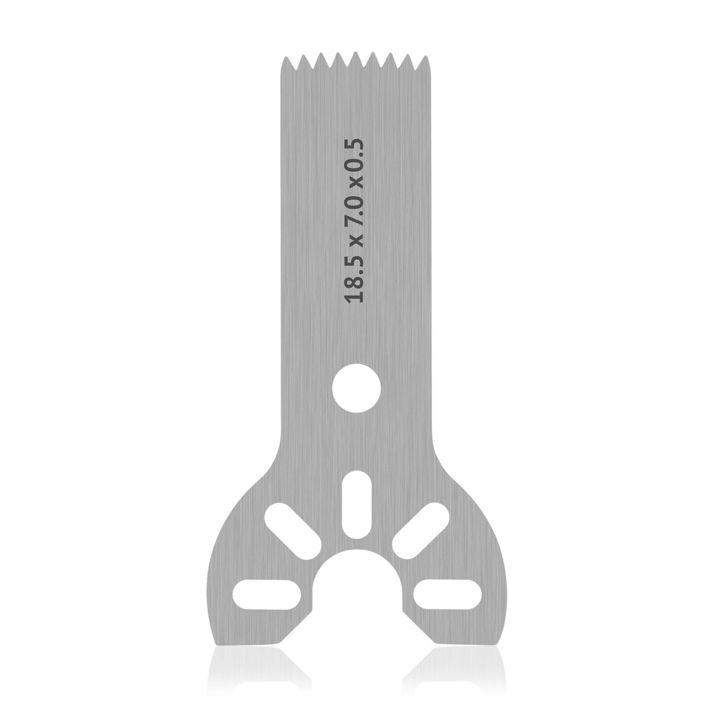 Sägeblatt Stryker-Aufnahme, L 18,5 x B 7 x H 0,5 mm