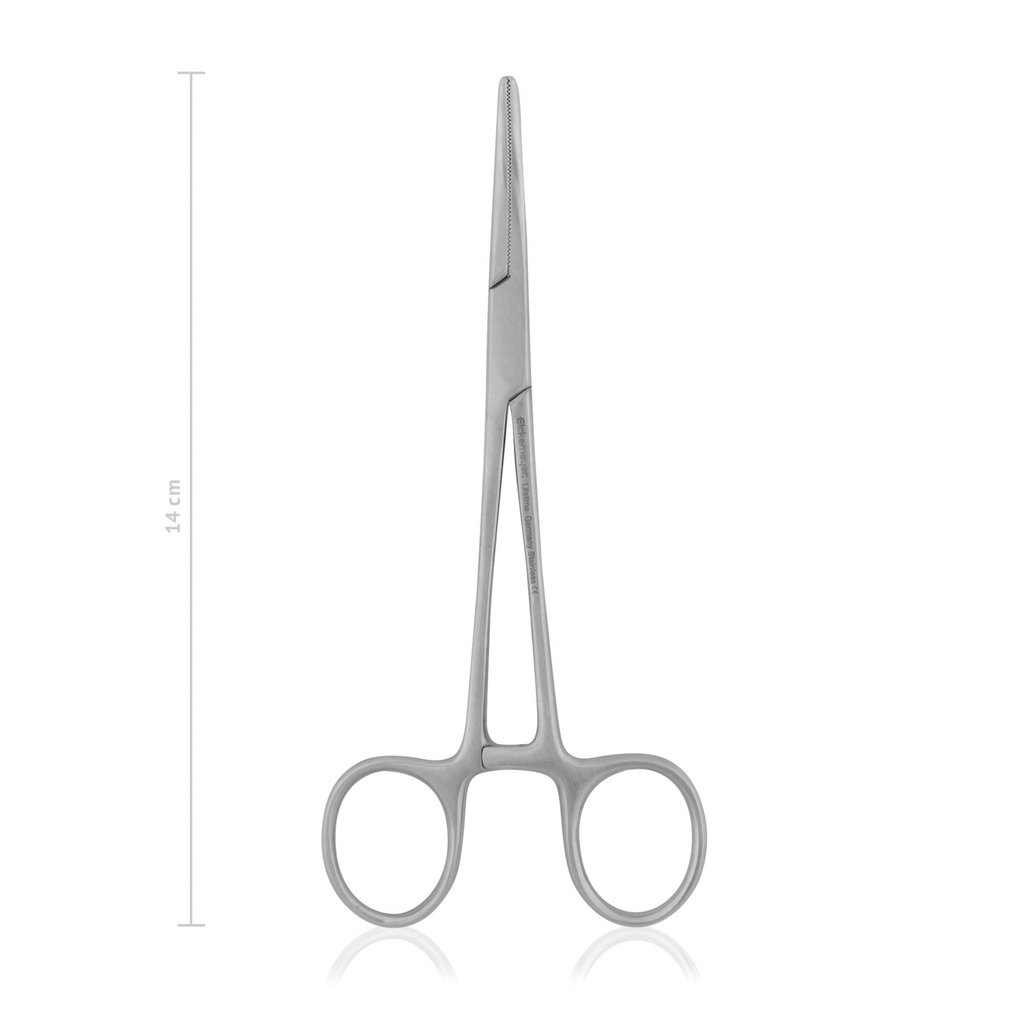 Arterienklemme Crile, 14 cm, gebogen  