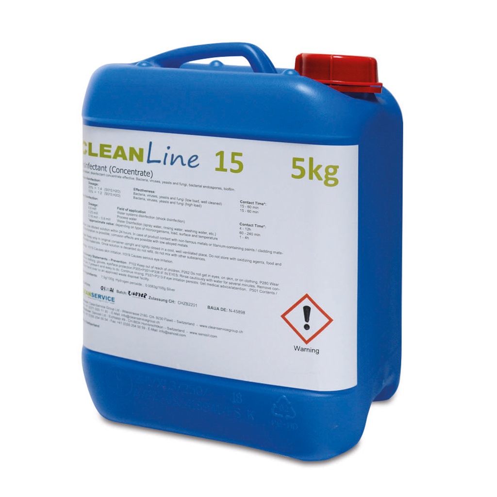 Cleanline 15 Desinfektionsmittel 5l Kanister 