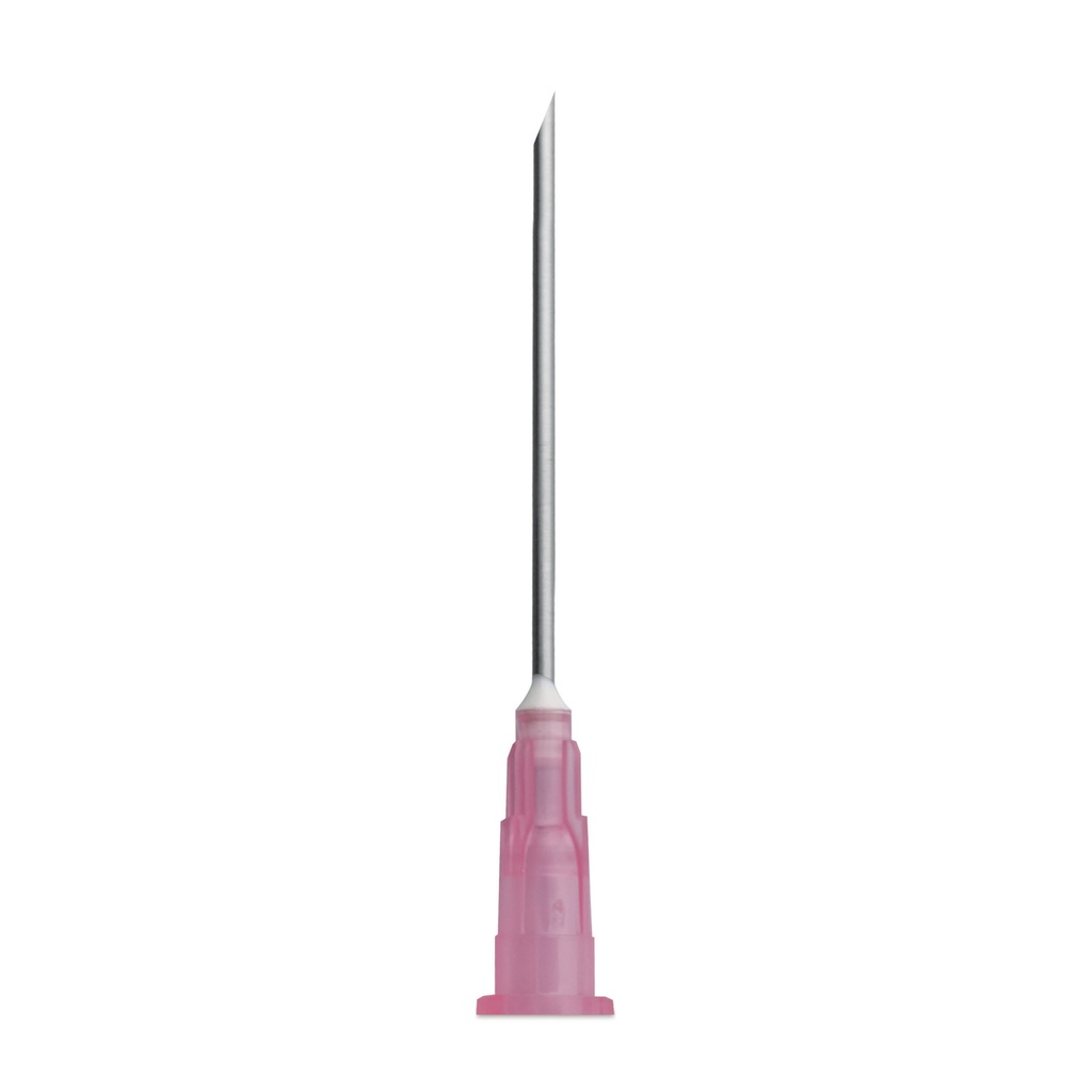 EICKINJECT Einmalkanüle, 18G x 40 mm, Packung mit 100 Stück, rosa, steril