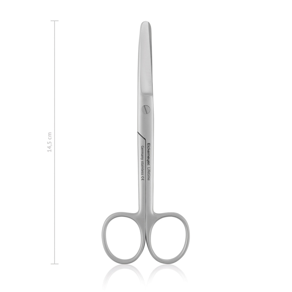 Schere, chir., 14,5 cm, gebogen, st/st  