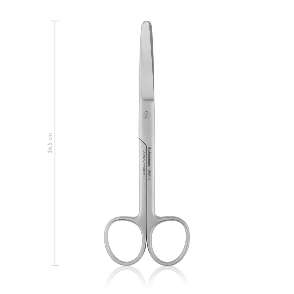 Schere, chir., 16,5 cm, gebogen, st/st  