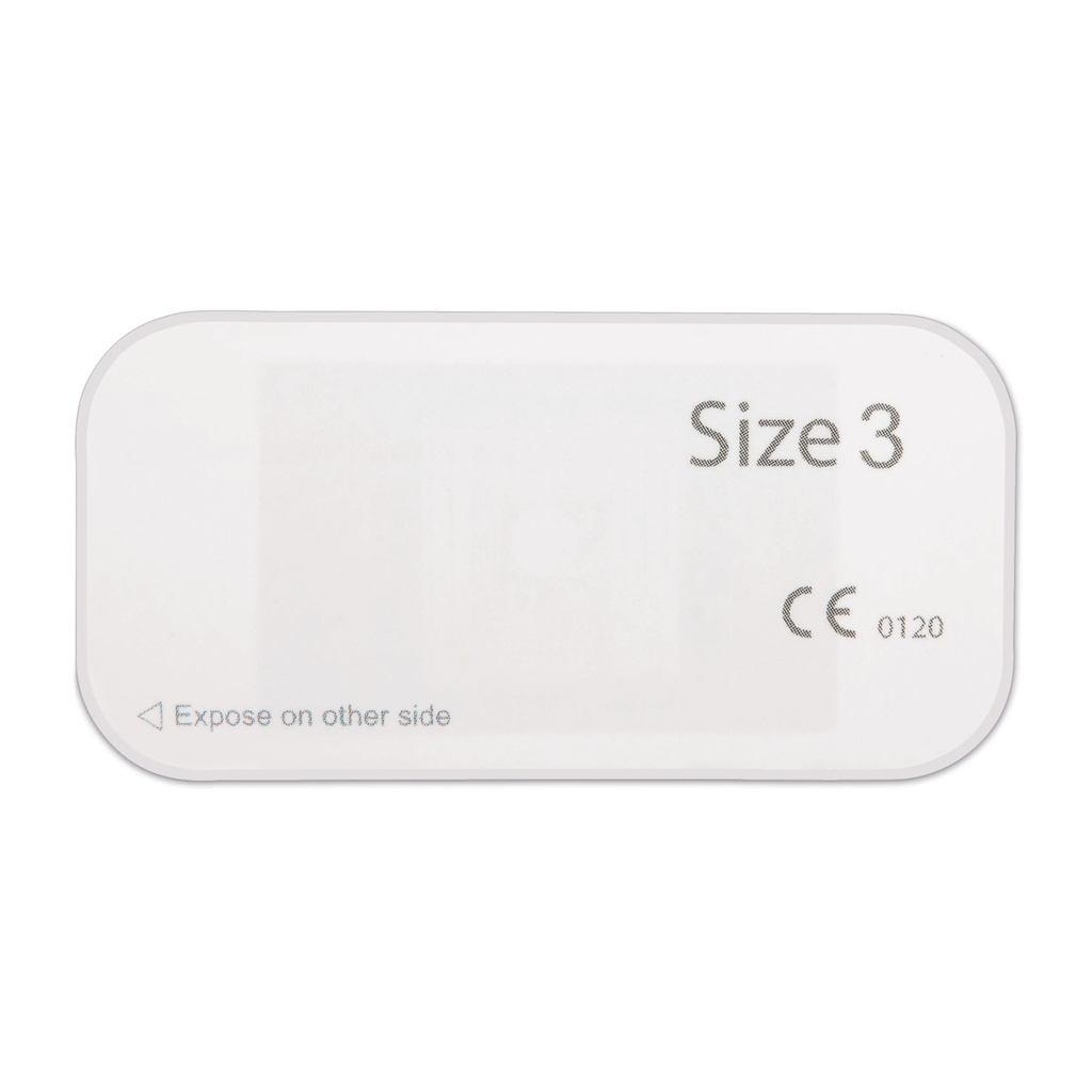 Size 3 Imaging Plate Kit Contains: 4 x IP size 3 ( 27 x 54 mm )