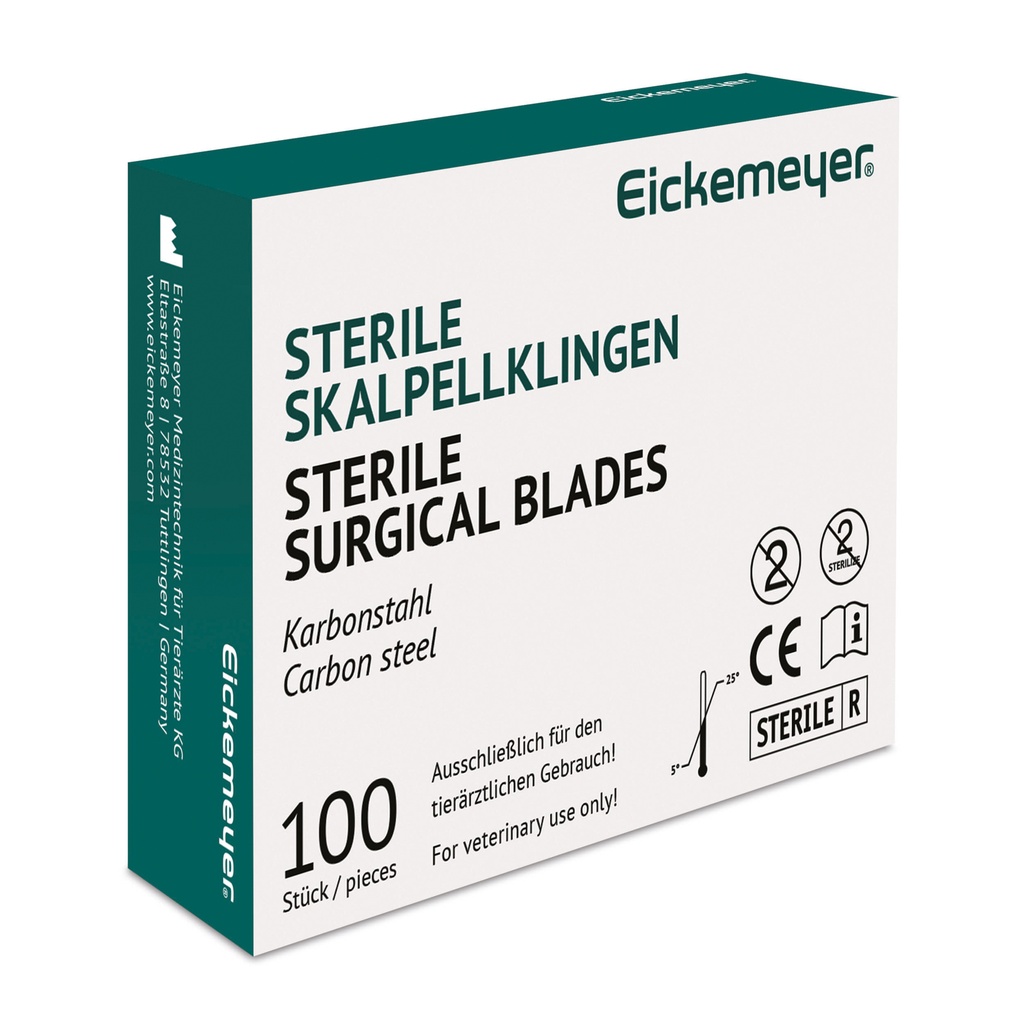 Skalpellklinge Standard, Fig.18, steril, Packung mit 100 Stück