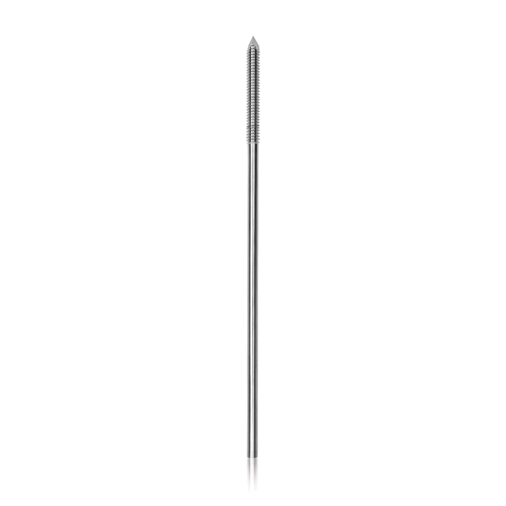 Steinmann-Nagel, d = 3,5 mm, mit aufge- setztem Gewinde am Ende des Nagels Gewinde: d = 4,3 mm, Länge 130 mm