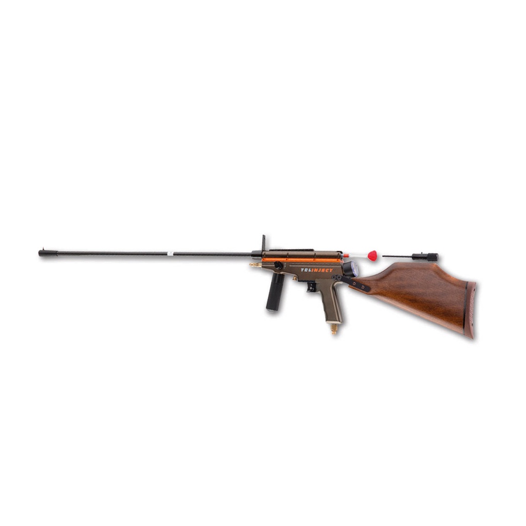 Tele- Injektionsgewehr Vario 5V.S mit Schaft mit direktem Spritzeneinschub (Reichweite 50 m bis 60 m )