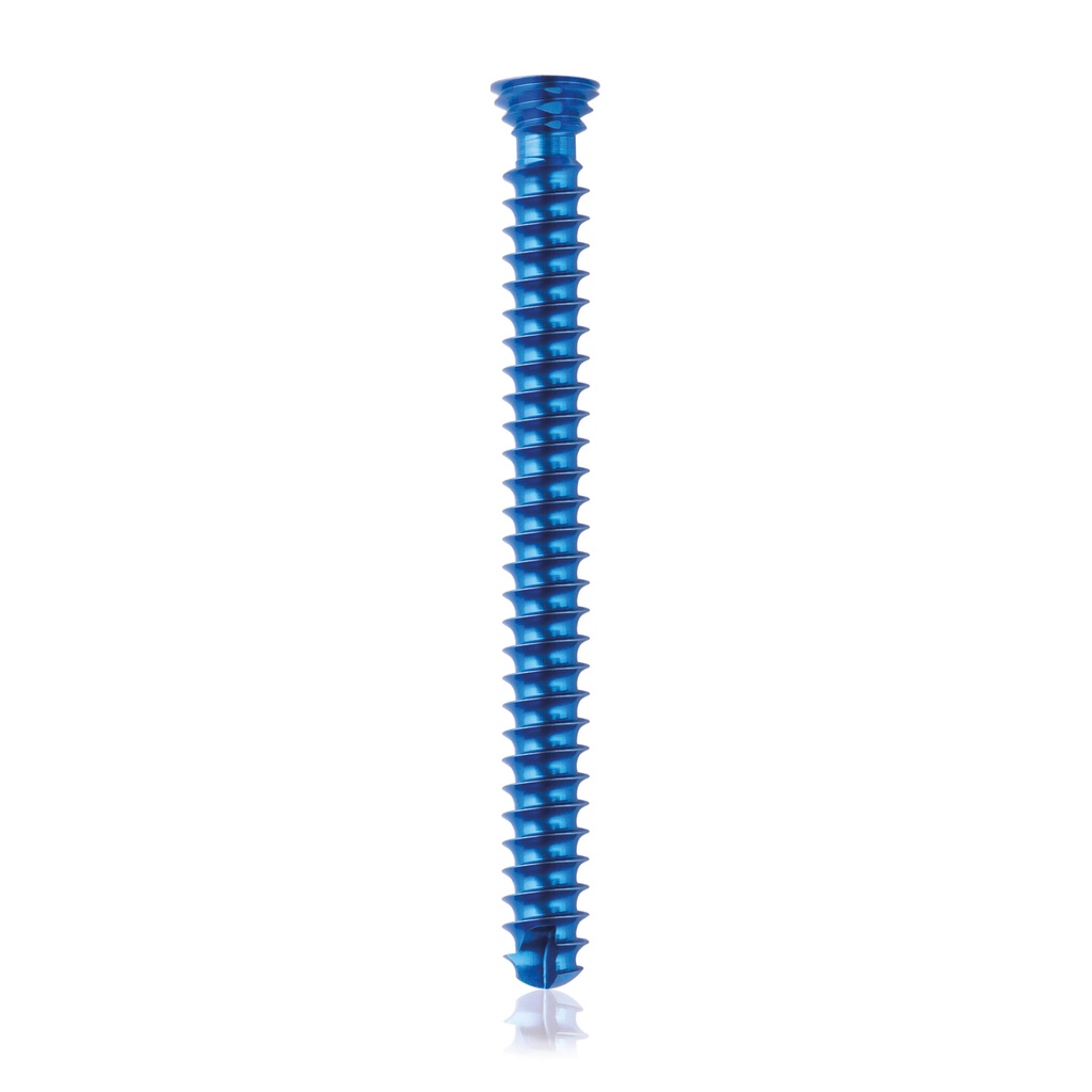 Titan-Verriegelungsschraube  Ø4x 40 mm, multidirektional, blau, Torx 10, selbstbohrend, selbstschneidend