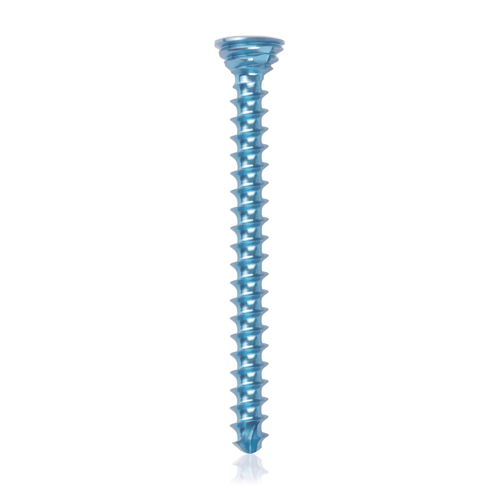 Titan-Verriegelungsschraube Ø2.7x 30 mm, multidirektional, blau, Torx 10, selbstschneidend, selbstbohrend