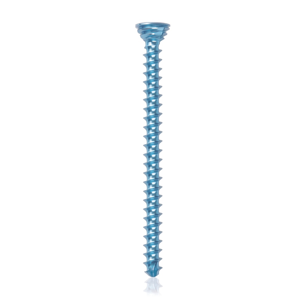 Titan-Verriegelungsschraube Ø2.7x 36 mm,  multidirektional, blau, Torx 10, selbstbohrend, selbsschneidend