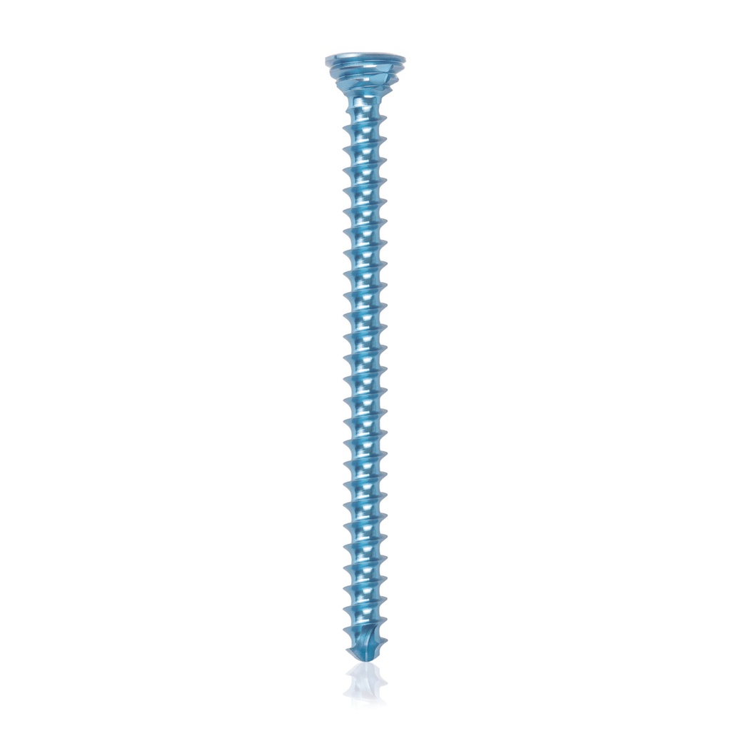 Titan-Verriegelungsschraube Ø2.7x 38 mm, multidirektional, blau, Torx 10, selbstbohrend, selbsschneidend