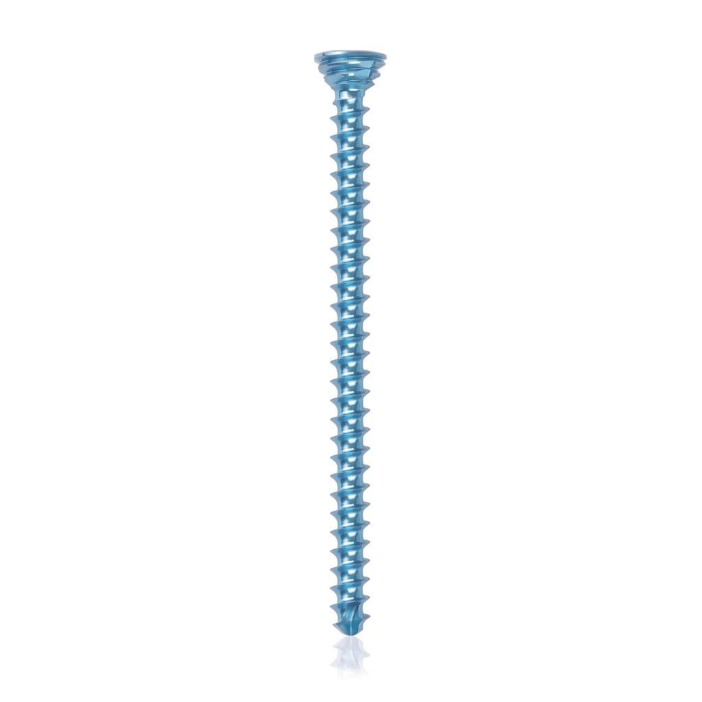 Titan-Verriegelungsschraube Ø2.7x 40 mm,  multidirektional, blau, Torx 10, selbstbohrend, selbsschneidend