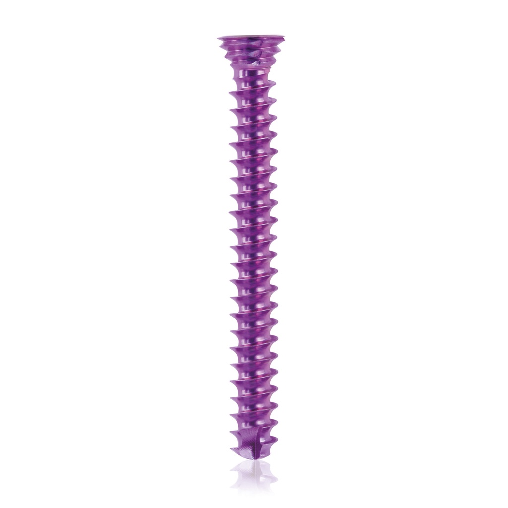 Titan-Verriegelungsschraube Ø3,5x 30 mm,  multidirektional, magenta, Torx 10, selbstbohrend, selbsschneidend