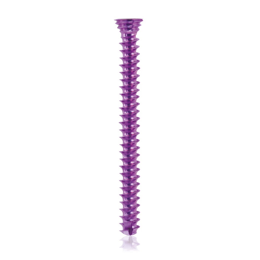 Titan-Verriegelungsschraube Ø3,5x 36 mm,  multidirektional, magenta, Torx 10, selbstbohrend, selbsschneidend