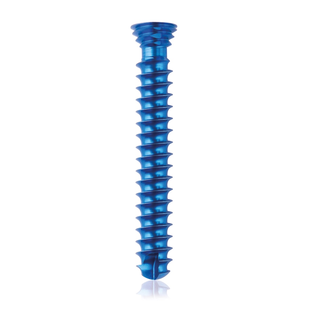 Titan-Verriegelungsschraube Ø4x 26 mm, multidirektional, blau Torx 10 