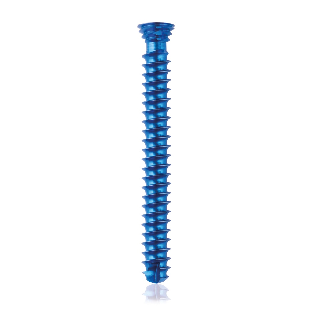 Titan-Verriegelungsschraube Ø4x 34 mm, multidirektional, blau Torx 10 