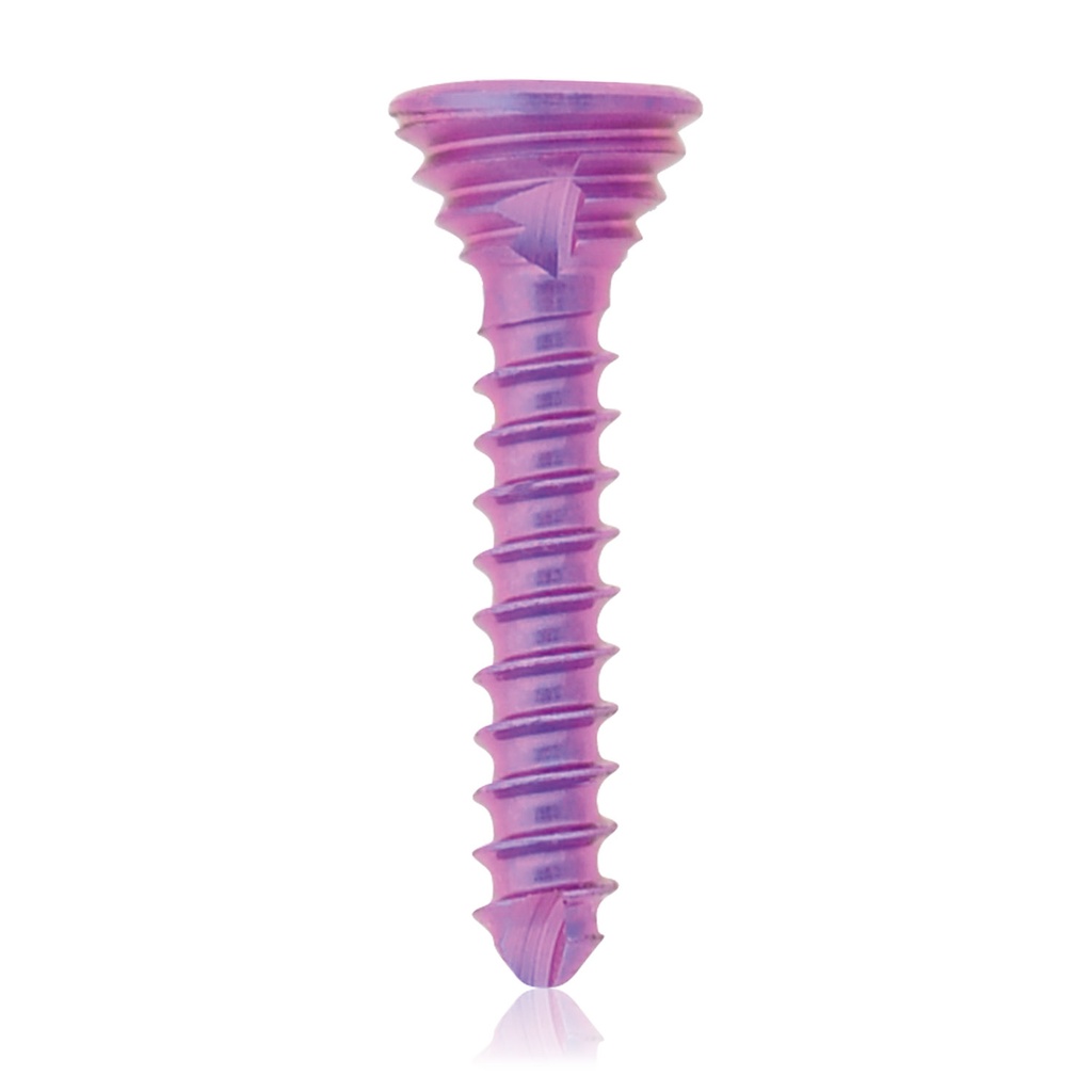 Titan-Verriegelungsschraube Ø1.2 x L 7 mm, mulitdirektional, magenta, Torx 6, selbstbohrend, selbstschneidend