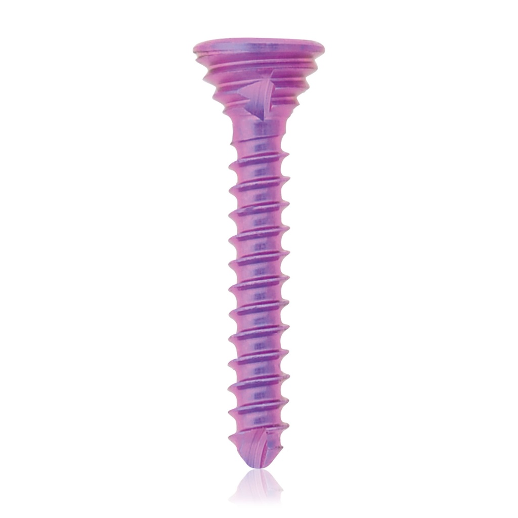 Titan-Verriegelungsschraube Ø1.2 x L 8 mm, mulitdirektional, magenta, Torx 6, selbstbohrend, selbstschneidend