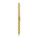 EickLoxx S-Typ Knochenplatte 16-Loch, 180 x 12 x 4,5 mm, Titan gold