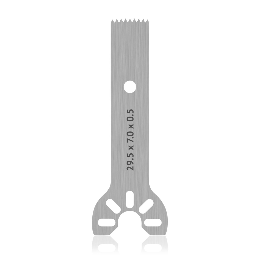 Sägeblatt Stryker-Aufnahme, L 29,5 x B 7 x H 0,5 mm