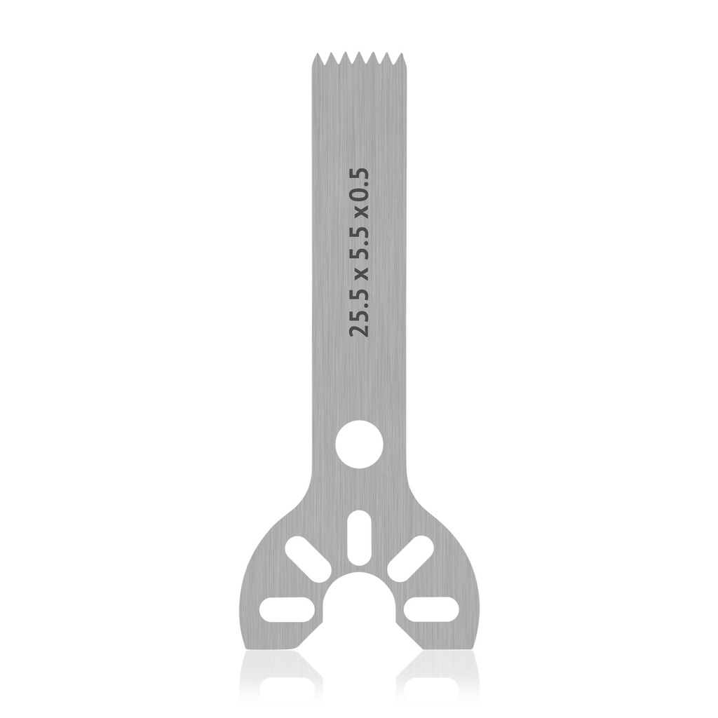 Sägeblatt Stryker-Aufnahme, L 25,5 x B 5,5 x H 0,5 mm