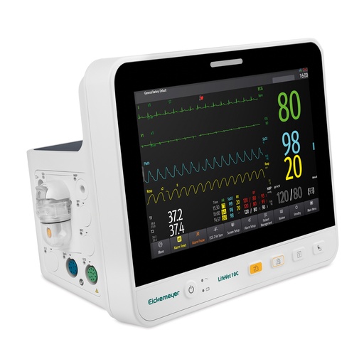 [321921] Patientenmonitor LifeVet 10C+ 10" Touchscreen, Batterie mit IBP & CO²