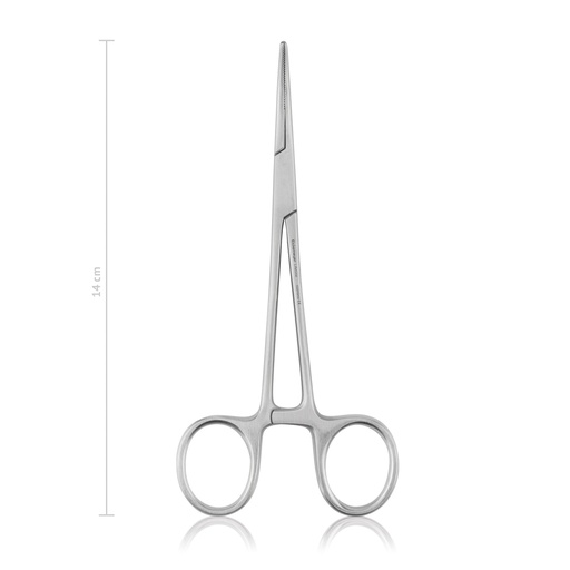 [974314] Arterienklemme Kelly, 14 cm gebogen 