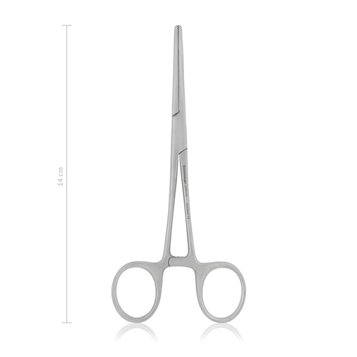 [973914] Arterienklemme Pean, 14 cm, gebogen 