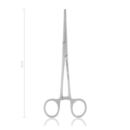 [973918] Arterienklemme R.-Pean, 18 cm, gebogen 