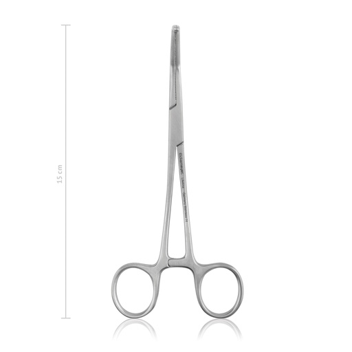 [142915] Arterienklemme Satinsky, 15 cm, gebogen  