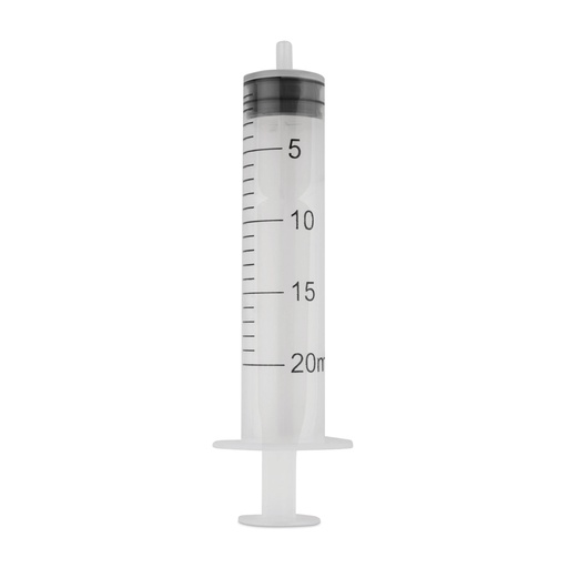 [050361] EICKINJECT Einmalspritze, 20 ml, 3-teilig, mit Gummikolben, Packung mit 50 Stück, steril