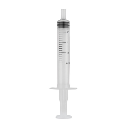 [050357] EICKINJECT Einmalspritze, 2 ml, 3-teilig, mit Gummikolben, Packung mit 100 Stück, steril