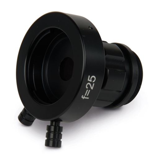 [306203] TV-Fokus-Adapter, mit C-Mount-Gewinde, Brennweite F = 25 mm